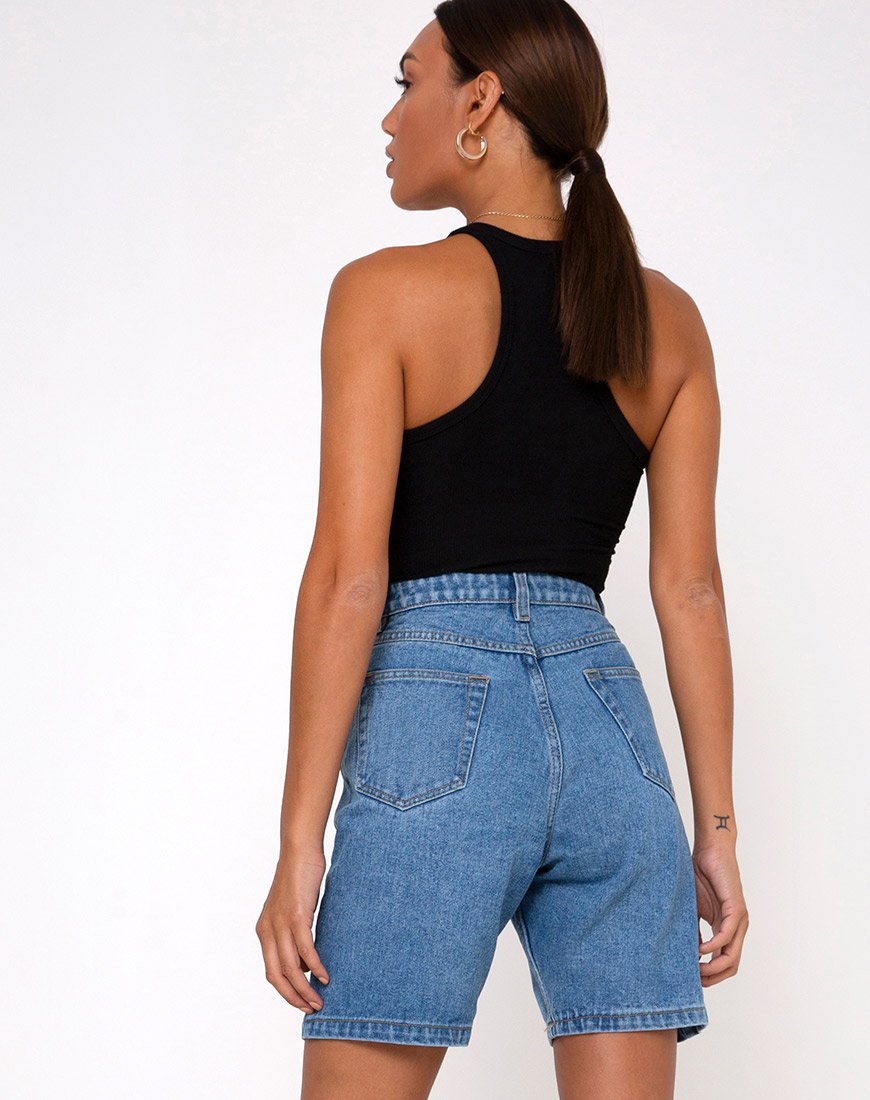 Image de Dad Jean Short in Blue Wash