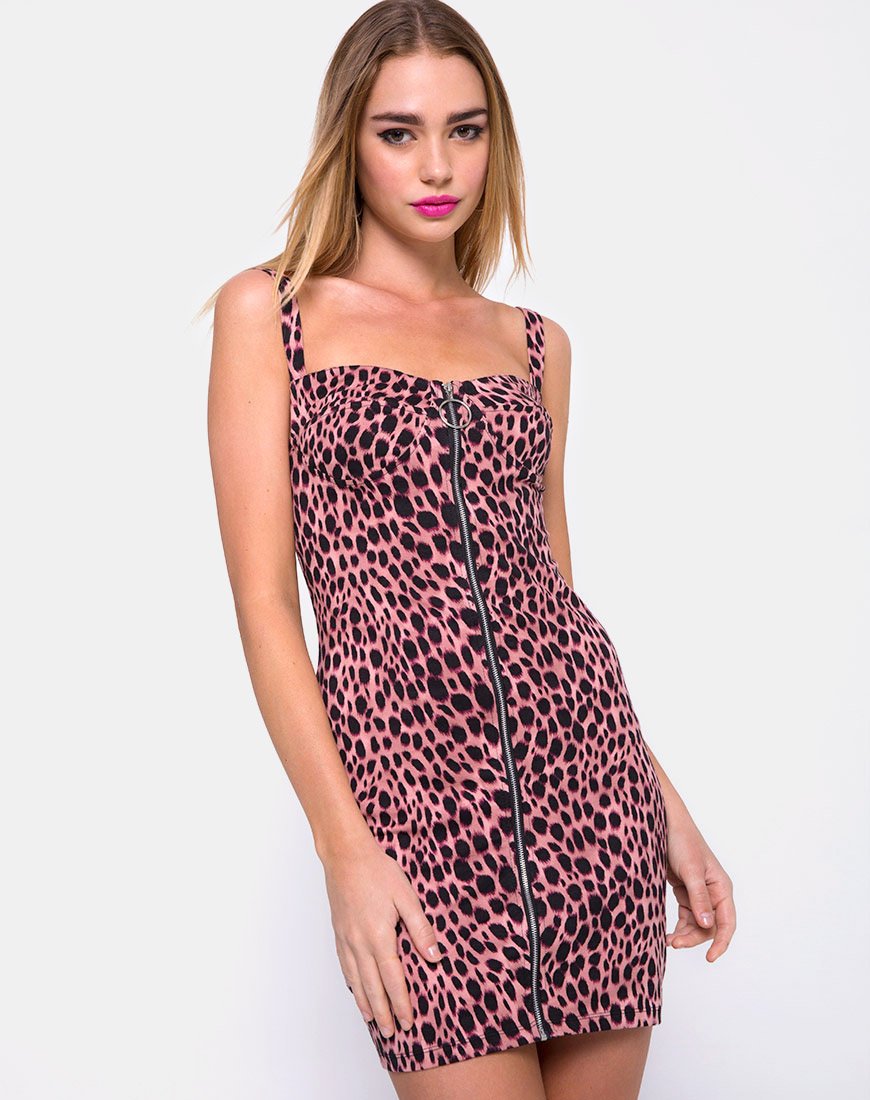 Robe Jedden, rose guépard