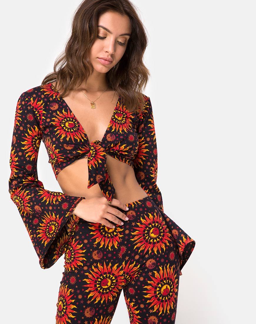 Image de Espha Crop Top in Hot Sun X Princess Polly
