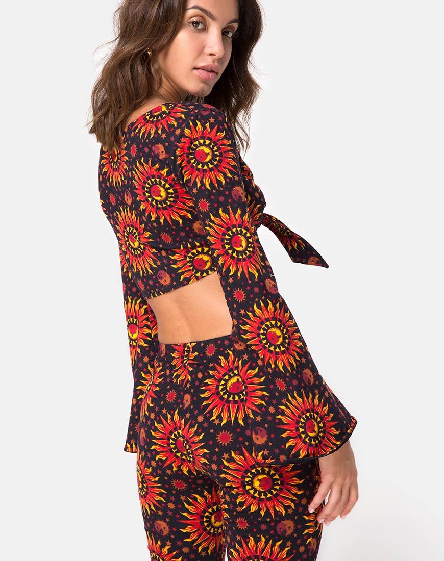 Espha Crop Top in Hot Sun X Princess Polly