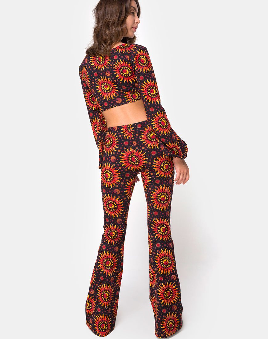 Image de Jeevan Flare Trouser in Hot Sun X Princess Polly