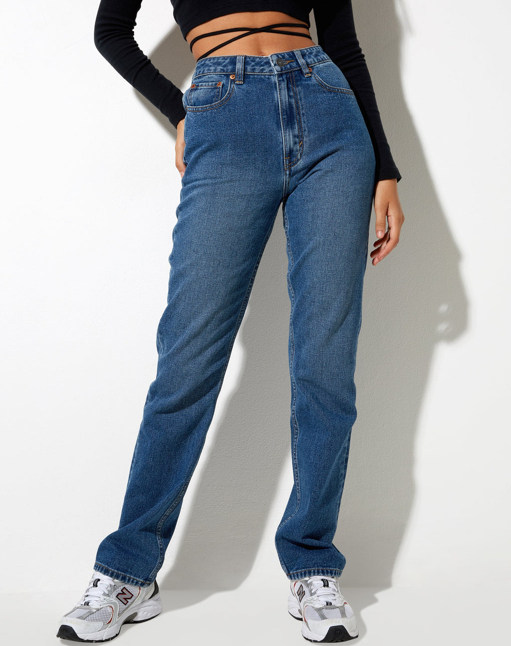Jeans Jess en délavage moyen