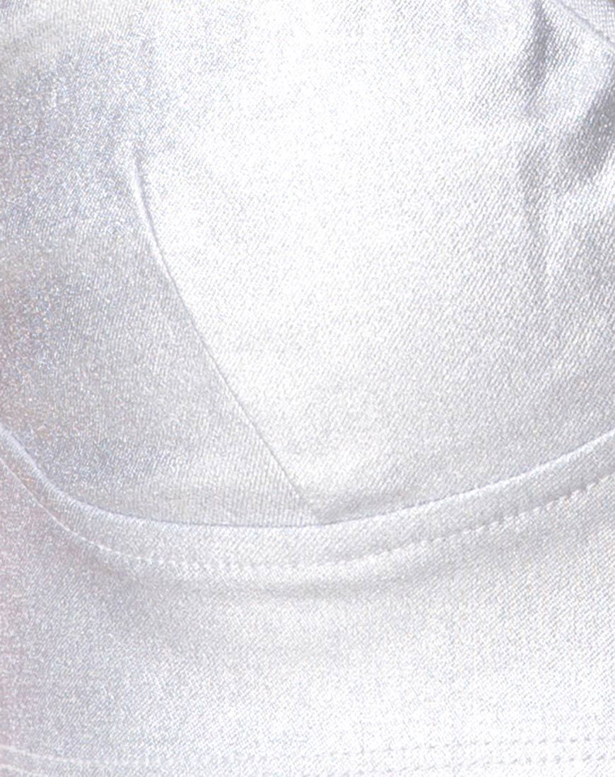 Image de Jessie Bralet Top in Silver Metallic