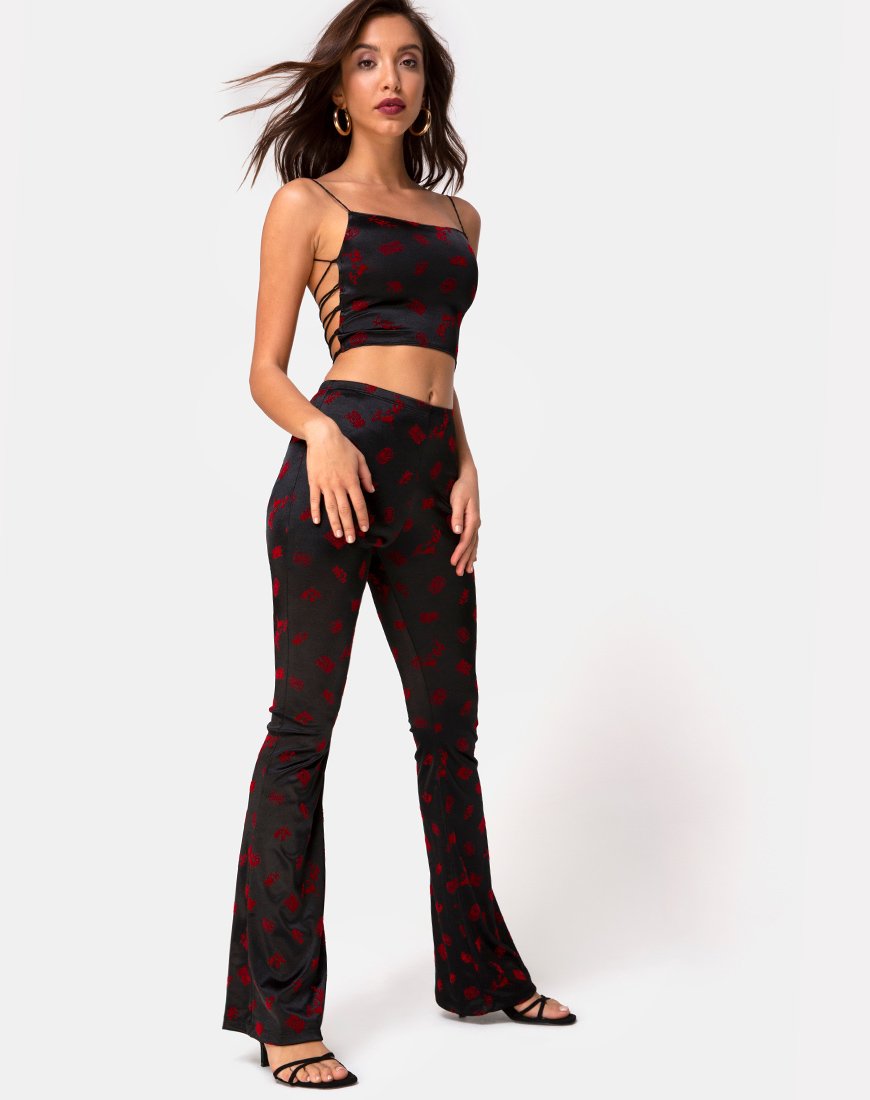 Image de Jeva Flare Trouser in Japanesse Blossom