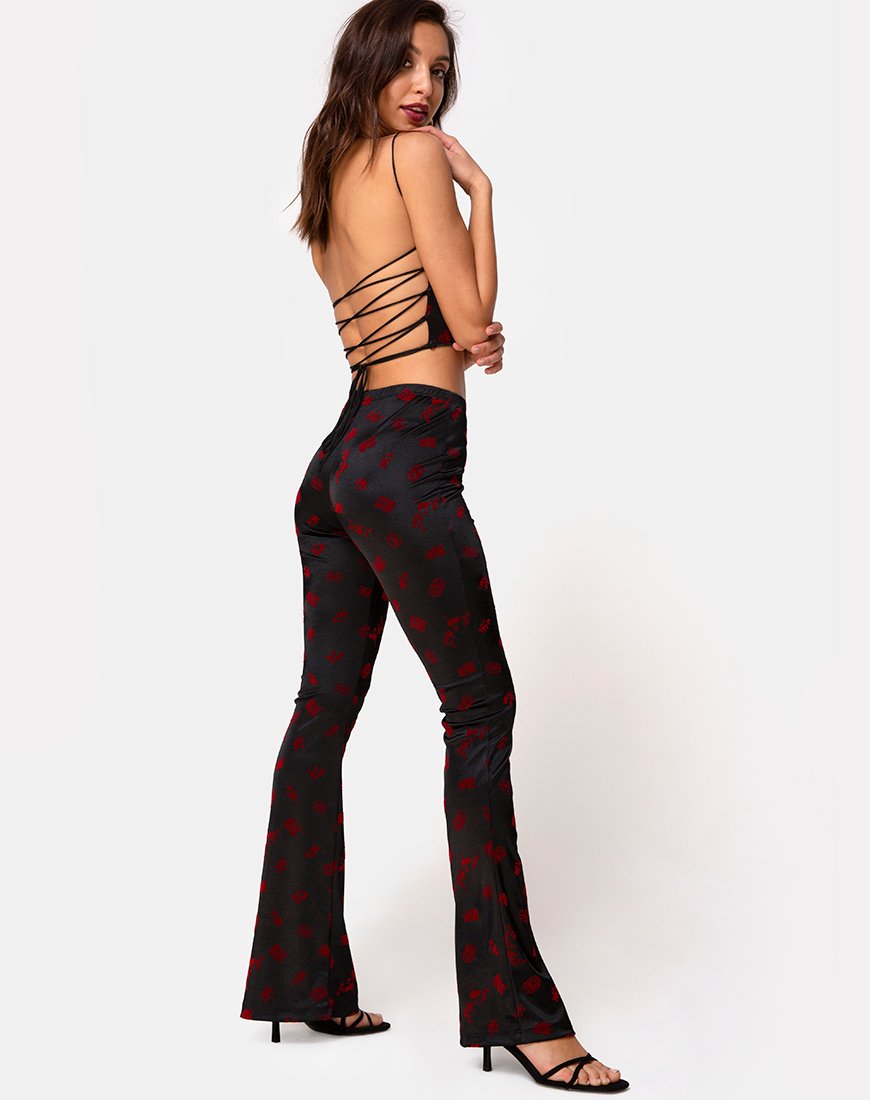 Image de Jeva Flare Trouser in Japanesse Blossom