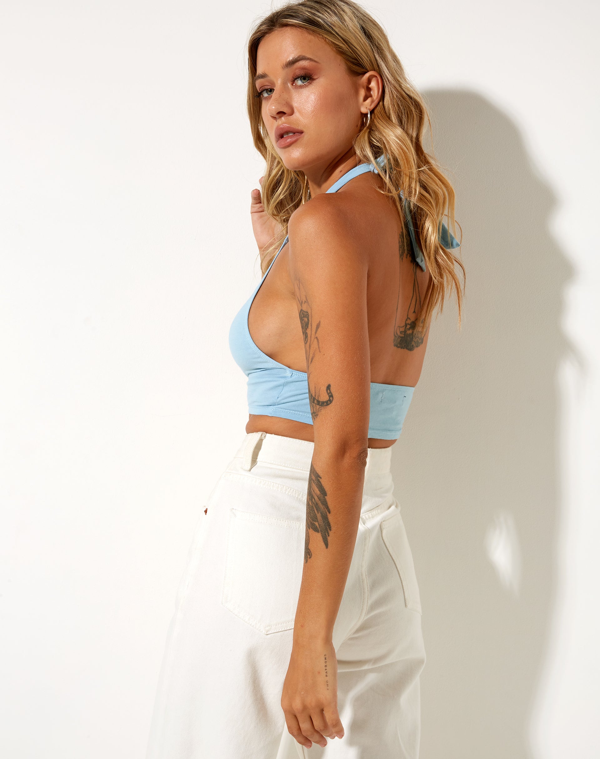 Image de Jica Crop Top in Nantucket Blue