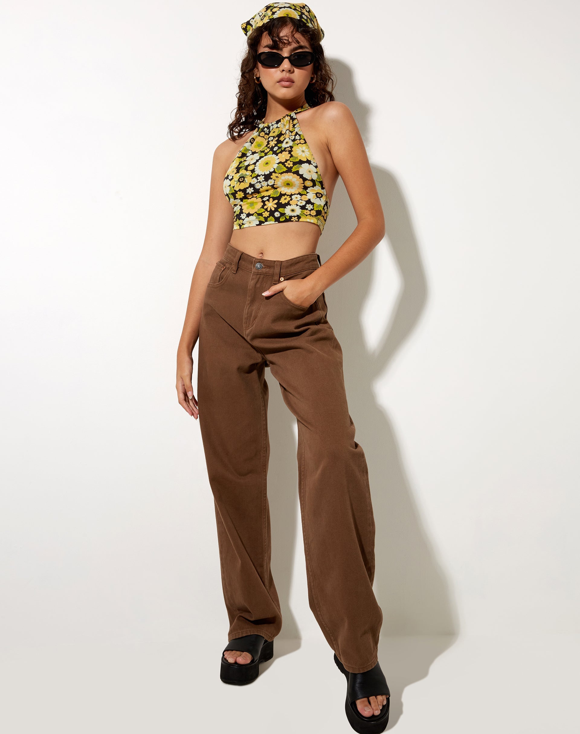 Image de Jica Crop Top in Retro Floral