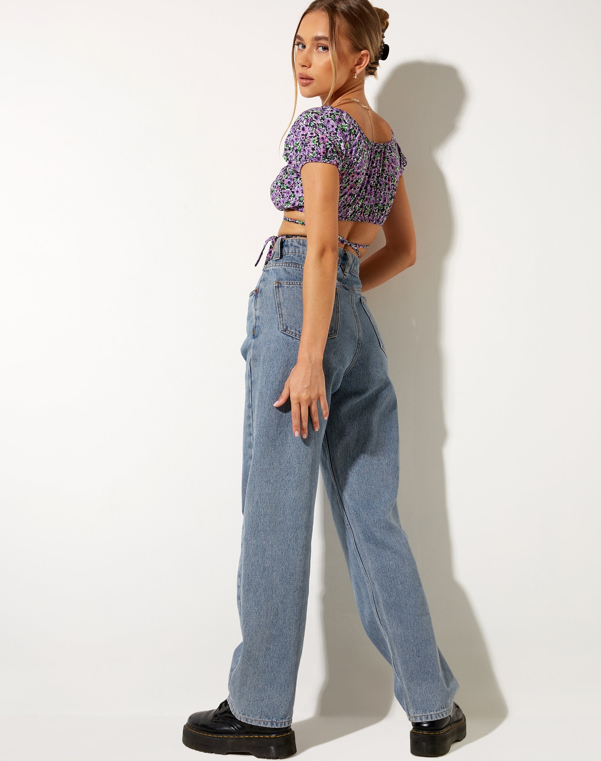 Image de Jiena Crop Top in Lilac Blossom