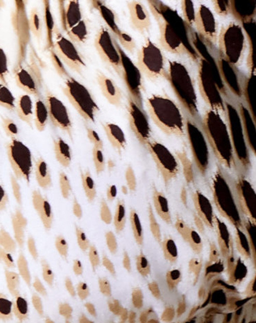Image de Jiha Crop Top in Sand Leopard