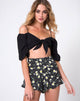 Image de Jiro Short in Polka Daisy Black