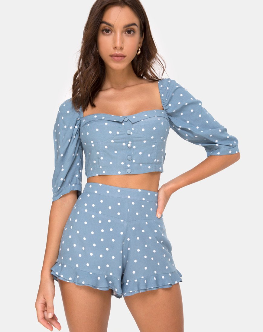 Image de Jiro Short in Skater Polka Blue