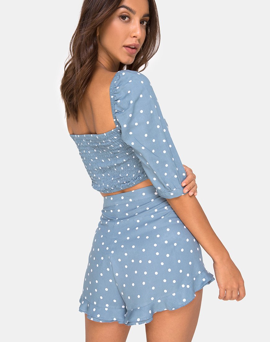 Image de Jiro Short in Skater Polka Blue