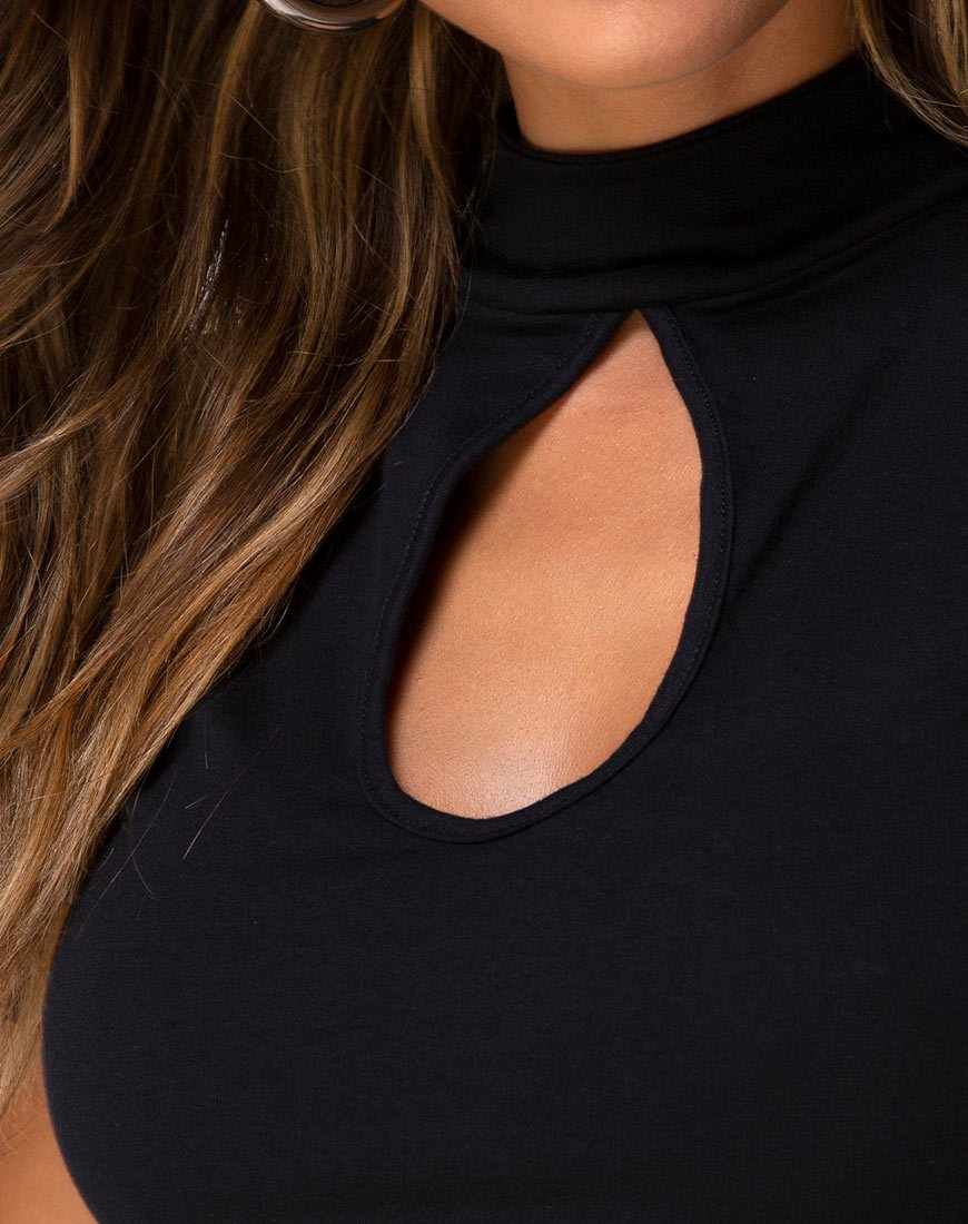 Image de Jiso Crop Top en noir
