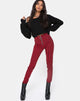 Image de Jolim Trouser in Mini Stripe Red and Black