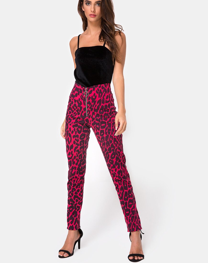 Image de Jolim Trouser in Oversize Jaguar Red