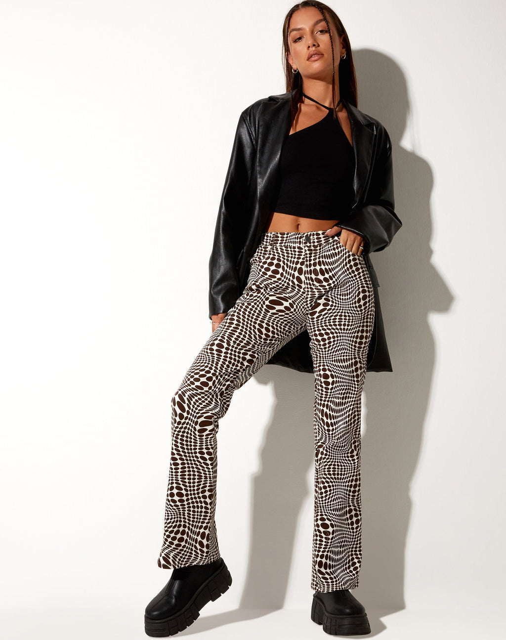 Pantalon évasé Jopan, Optic Polka