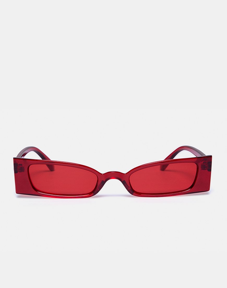 Lunettes de soleil Joslin en rouge