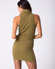 Image of Jourdana Bodycon Dress in Jumbo Rib Olive