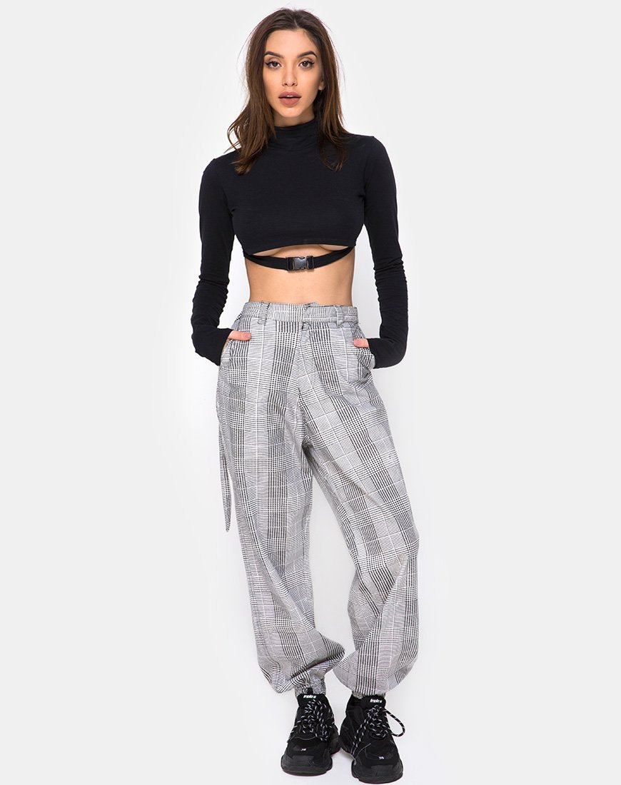 Image de marque de Jubie Cargo Trouser in Charles Check Grey