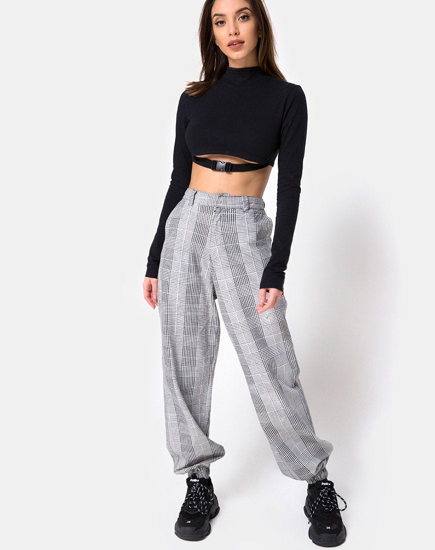 Image de marque de Jubie Cargo Trouser in Charles Check Grey