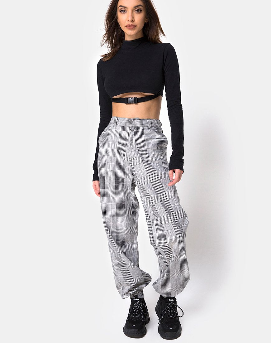 Image de marque de Jubie Cargo Trouser in Charles Check Grey