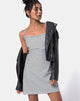 Image de la robe Junice en vichy Ivoire Noir