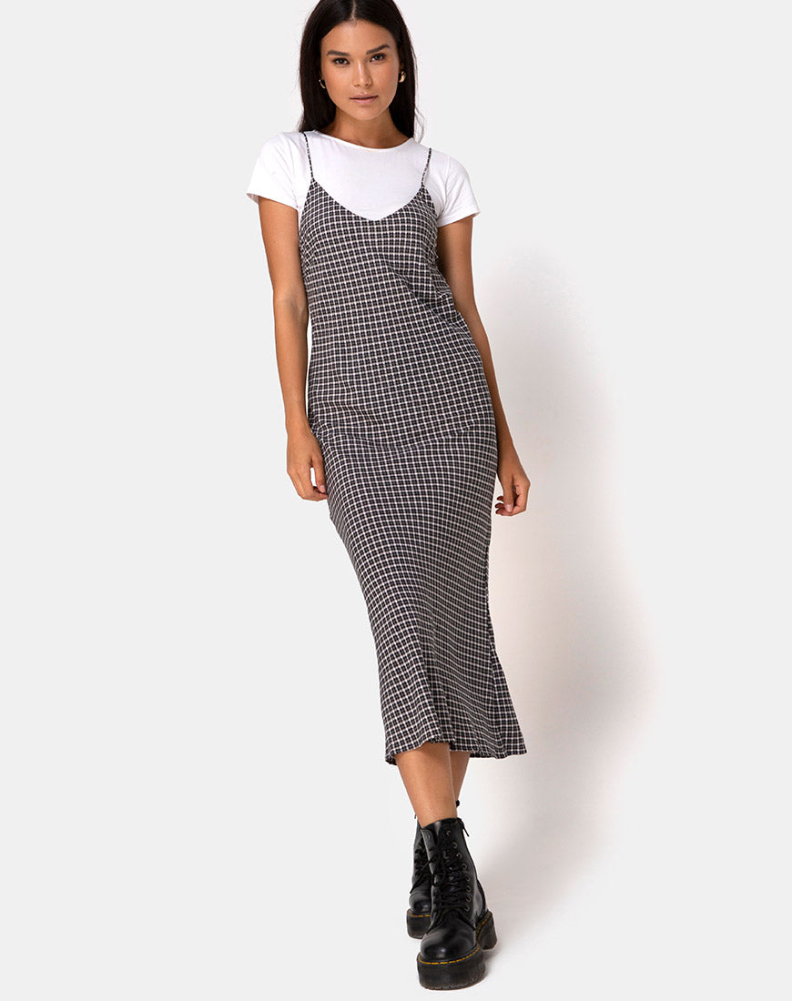 Robe Juvina en Check It Out Noir