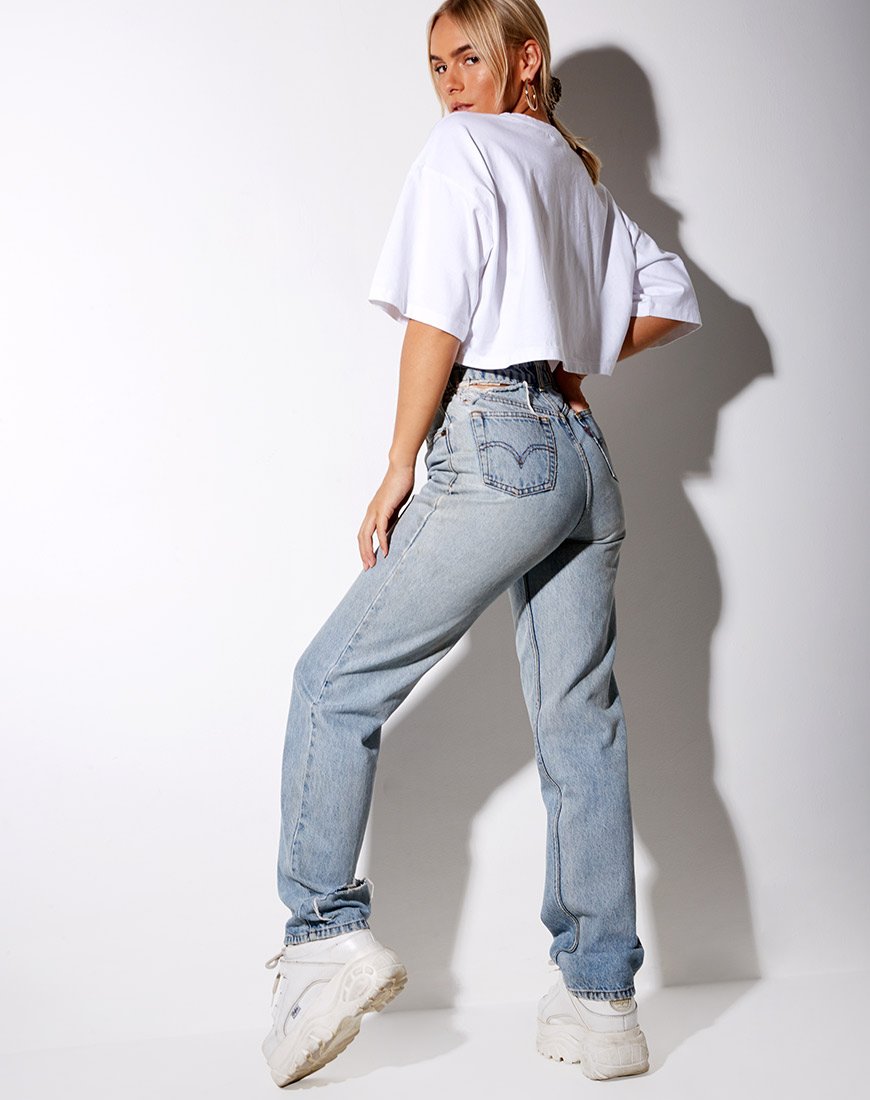 Image of Kai Tee in White Yin Yang Dragon Embro