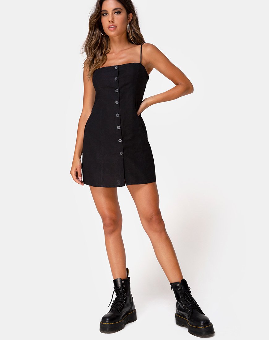 Image de Kaira Slip Dress in Black