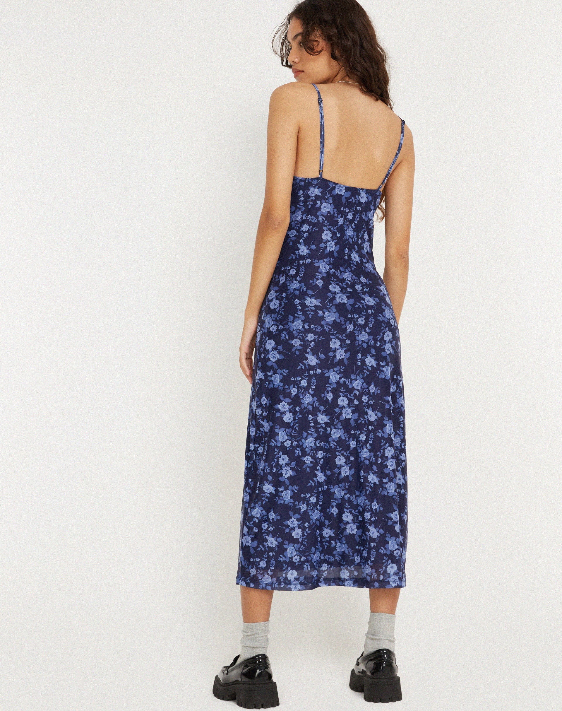 Image de Kalana Robe midi imprimée en Pretty Floral Navy