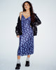 Image de Kalana Robe midi imprimée en Pretty Floral Navy