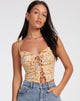 image de Kali Cami Top in Ditsy Tangerine