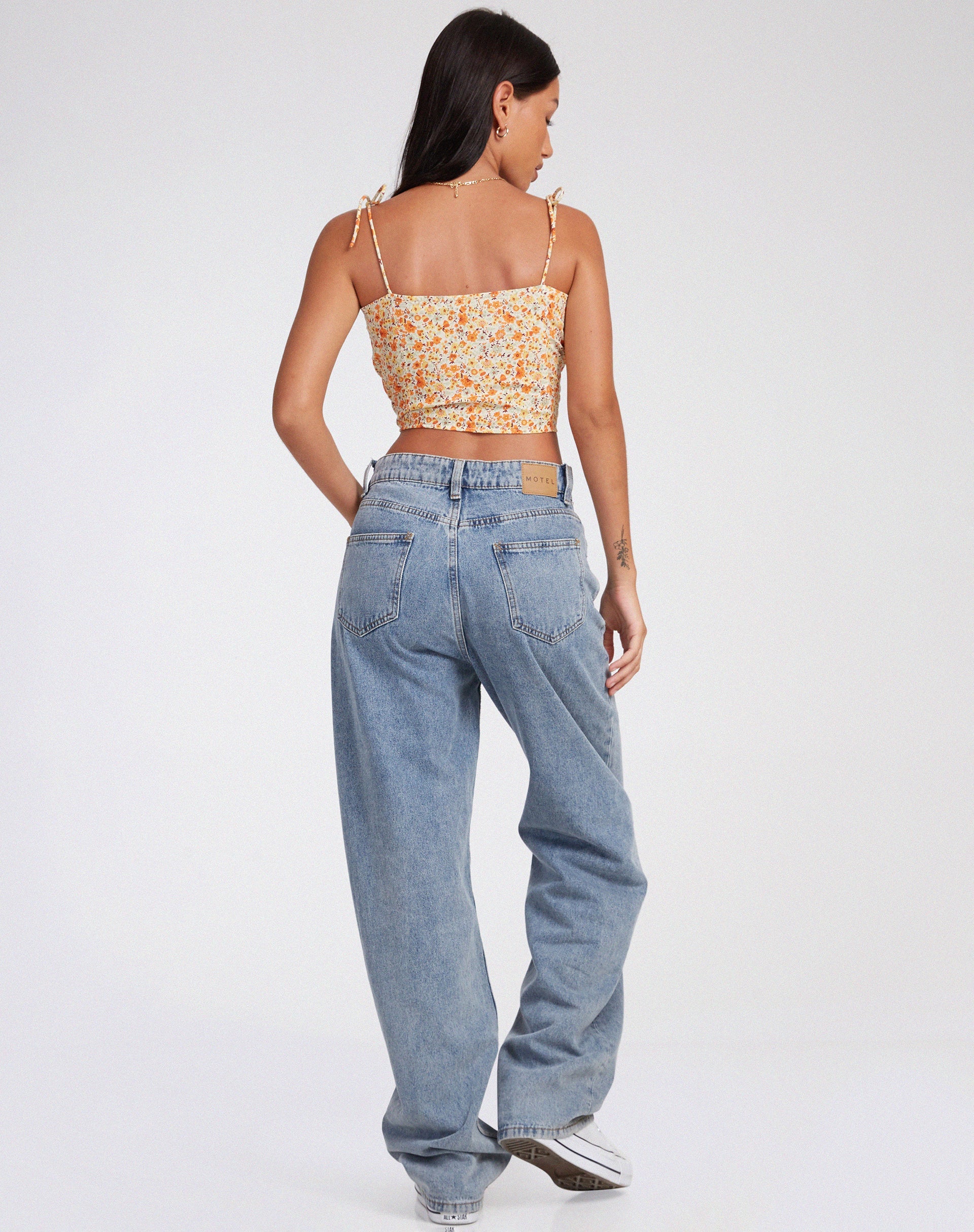 image de Kali Cami Top in Ditsy Tangerine