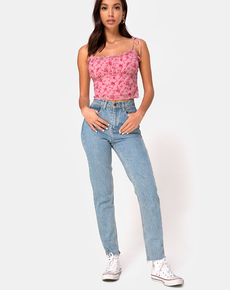 Image de Kalsi Top in Love Bloom Pink Flock