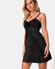 Image de Kamalia Slip Dress in Satin Black