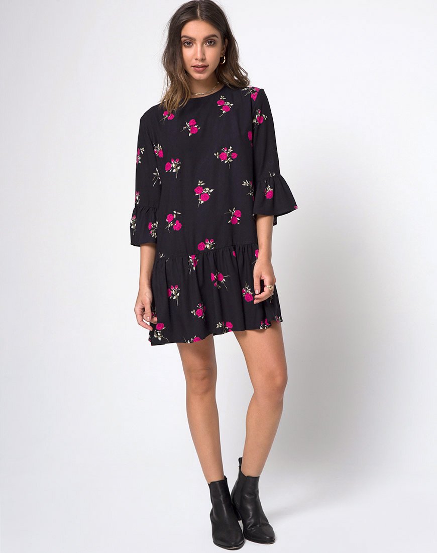 Image de la robe Kamryn en rose grunge