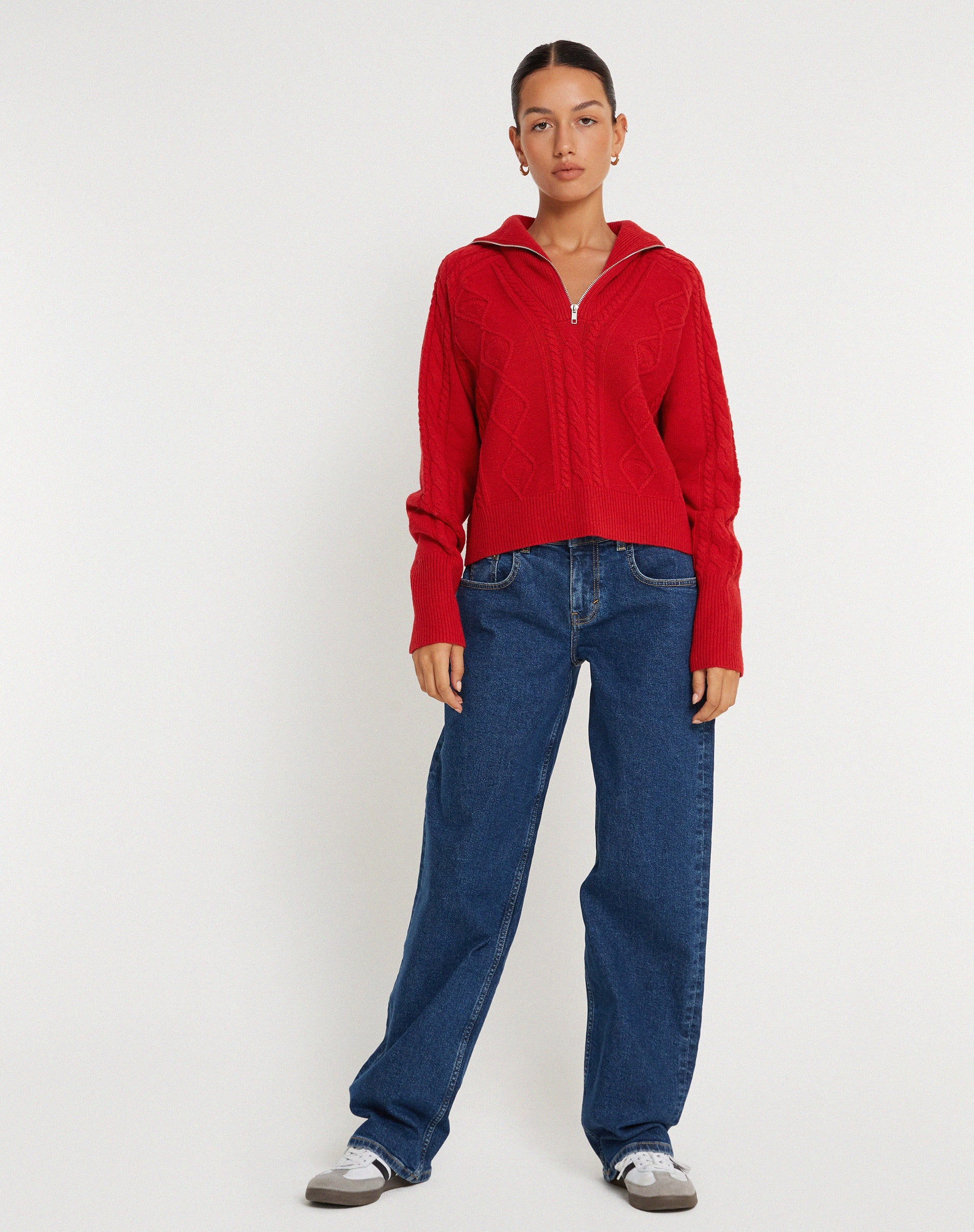 Image de Kamuja Jumper tricoté en rouge