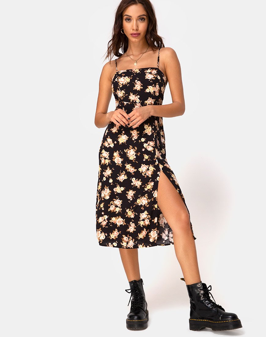 Image de Kaoya Midi Dress in Antique Rose