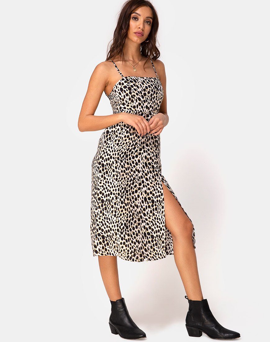 Image de Kaoya Midi Dress in Cheetah