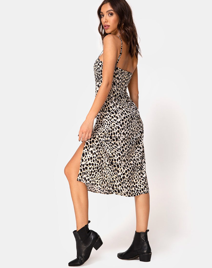 Image de Kaoya Midi Dress in Cheetah