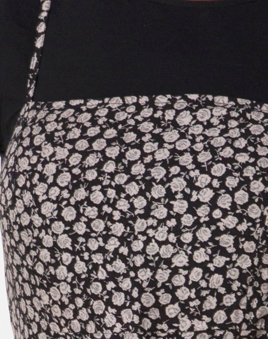 Image de Kaoya Midi Dress in Ditsy Rose Black