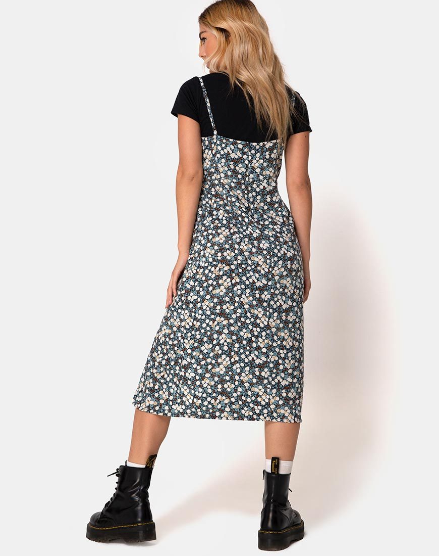Image de Kaoya Dress in Floral Field Navy