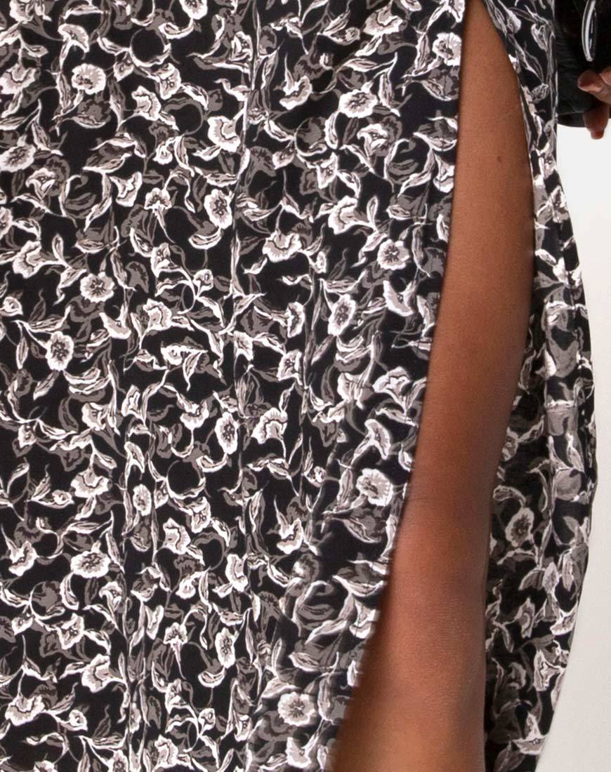 Image de Kaoya Midi Dress in Wild Tulip Black