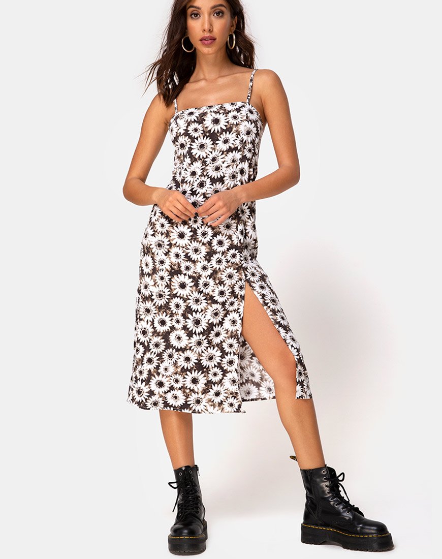 Image de Kaoya Midi Dress in Dyed Daisy