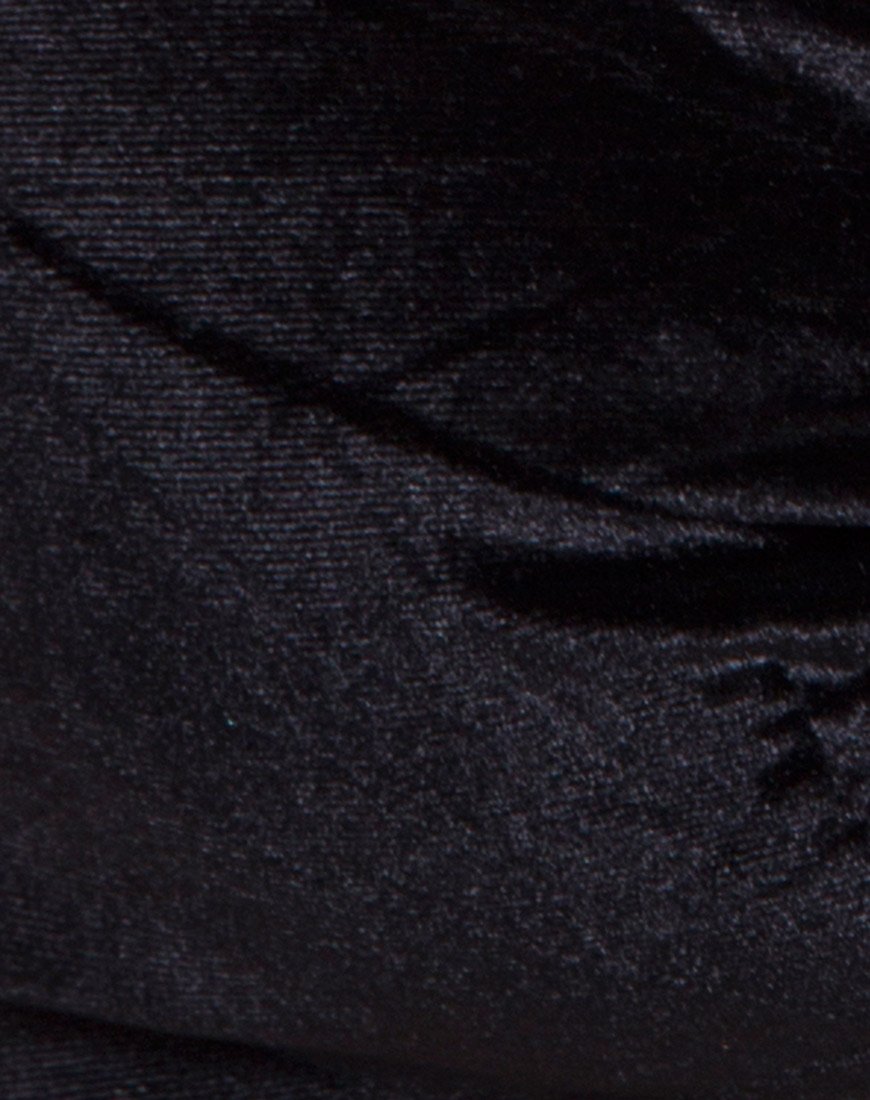 Image de la bralette Kasen en velours noir