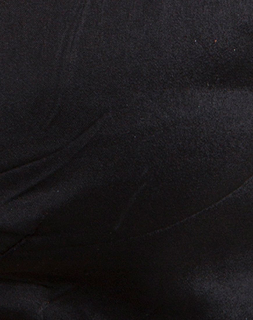 Image de la bralette Kasen en satin noir