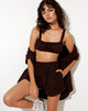 Image de Lala Short en Rami Chocolat amer