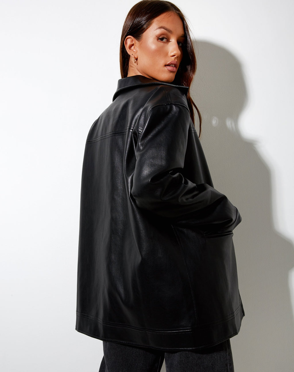 Veste Katana en Pu Black