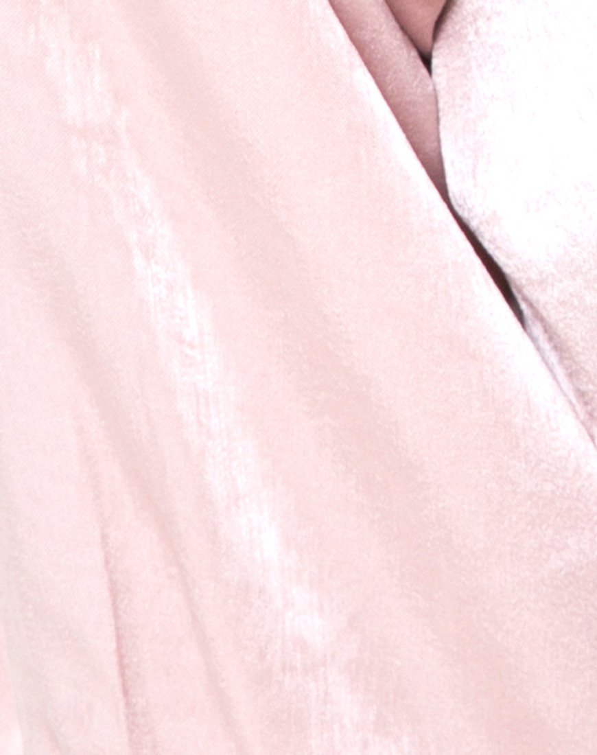 Image de Kavida Crop Top in Satin Dusty Rose