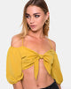 Image de Kavon Crop Top in Mustard